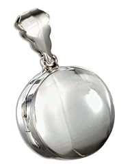 Sterling Silver High Polish Flat Round Locket