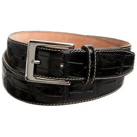 Fullum & Holt Tuareg Crocodile-Print Belt
