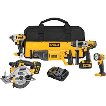 DEWALT DCK590L2R 20V MAX Cordless Lithium-Ion 5-Tool Combo Kit (DCK590L2 Recon) DEWALT DCK590L2R 20V MAX Cordless Lithium-Ion 5-Tool Combo Kit (DCK590L2 Recon)
