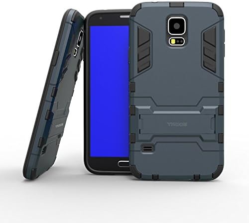 Ykooe Galaxy S5 case,[Slim series] TPU Case Cover for Samsung Galaxy S5 (Blue Black)