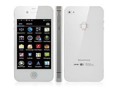 White-Newest W007 3G Mobile Phone / Android 4.0.3 + MTK6575 Chip + 3.5 inch Capacitive Touch Screen 