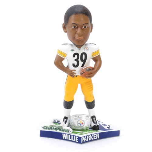 Willie Parker Steelers Super Bowl Champ Bobble Nodder