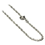 Sterling Silver 2 MM Italian Singapore Chain, 20'
