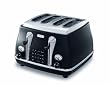 De'Longhi Icona CTO4003.OB 4-Slice Toaster (Onyx Black)