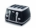 De'Longhi Icona 4 Slice Toaster (Onyx Black)