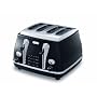 De'Longhi Icona 4 Slice Toaster (Onyx Black)