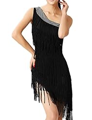 Beaded One Shoulder Polyester Cocktail Party Dress 