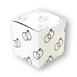 Platinum Wedding Rings - One Piece Gift Boxes (2" x 2" x 2")