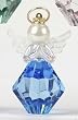 3" December Birthstone Diamond Shape Angel Christmas Ornament