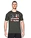 Under Armour Men's Freedom BFL T-Shirt, Combat Green (994)/White, Large