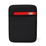 Acer Aspire One AO751h-1522 11.6-Inch Blue Netbook Neoprene Notebook Flip Top Skin Fit Sleeve (Black/Red)