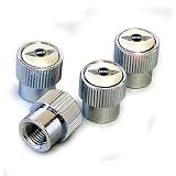 MINI Cooper Logo Chrome Tire Stem Valve Caps
