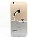 iPhone 6 Case, iPhone 6s Case, JAHOLAN Amusing Whimsical Designs Clear TPU Soft Case Rubber Silicone Skin Cover for Normal 4.7 inches iPhone 6/6s - Flying Penguin