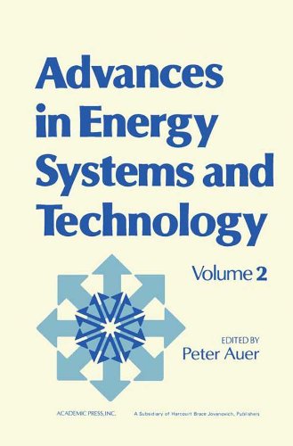 Advances in Energy Systems and Technology: Volume 2: v. 2