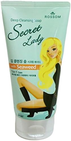 3 Pack Seaweed Facial Cleanser Face Wash Foaming Deep Cleansing Soap 150ml Secret Lady ROSSOM