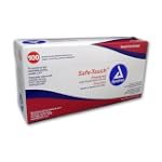 Safe-Touch Latex Exam Gloves 1000 Series, Non-Sterile, Small, Lightly Powdered, Box of 100
