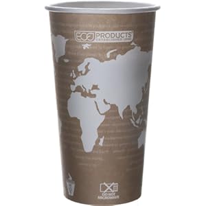 Eco-Products EP-BHC20-WA 20 oz World Art Hot Cup (20 Packs of 50)
