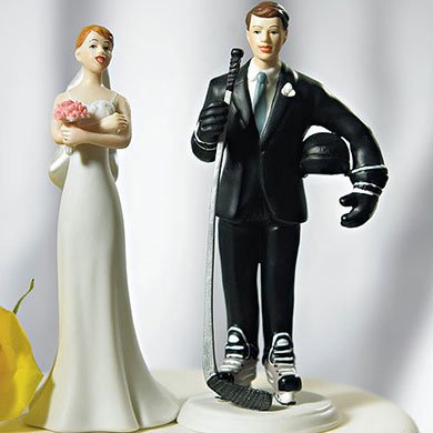 Hockey Groom Mix & Match Cake Topper