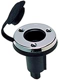 Perko 1045300DP Chrome 3 Pin Marine Light Round Base