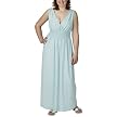 Mossimo&reg; Black Plus Smocked Empire Maxi Dress - Cool Sky