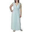 Mossimo&reg; Black Plus Smocked Empire Maxi Dress - Cool Sky