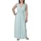 Mossimo&reg; Black Plus Smocked Empire Maxi Dress - Cool Sky