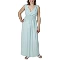 Mossimo&reg; Black Plus Smocked Empire Maxi Dress - Cool Sky