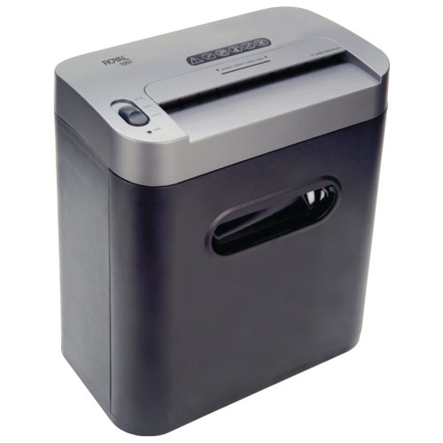 Royal Machines 100X 29171Y 10-Sheet Full-Size Cross-Cut Shredder with Console - Black On Sale