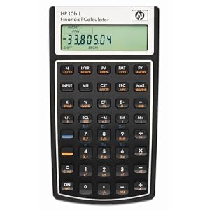 HP 10bII Financial Calculator by Hewlett-Packard