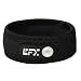 EFX Neoprene Sport 1-Inch Wristband, Large, 8-Inch, Black