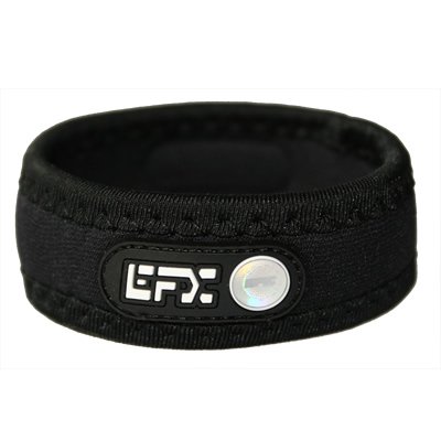 EFX Neoprene Sport 1-Inch Wristband, Medium, 7-Inch, Black