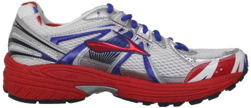 brooks adrenaline red white and blue