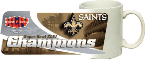 New Orleans Saints Super Bowl XLIV Champions Mug