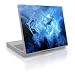 Laptop Skin (Can be trimmed to fit most laptops.) (15 x 12) - Blue Quantum Waves