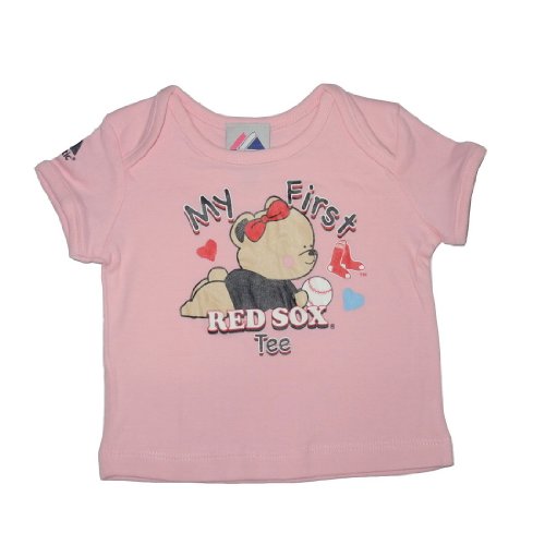 Infant / Baby MLB Boston Red Sox My First Tee T-Shirt - Pink (Size: 3/6)
