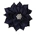 QandSweet Girls' Hair Clips with Jeweled Flower Ms Brooch for Toddler Girl Teens Womens (13 Pieces 3.5