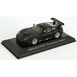 Diecast Model Ferrari 575 GTC Presentation Version in Matt Black