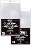 BCW Current Resealable Comic Book Bags, 100 Count