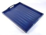 Bartelt Americana Collection Large Serving Tray, Marine Blue