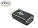 Ableconn HD2VGAS-2, 2-Pack, Compact HDMI to VGA Adapter Dongle for Chromebooks, Ultrabooks & Laptops up to 1920x1200 / 1080p - Chromebook to VGA projector or monitor - HDMI to VGA Converter