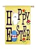 Hoppy Easter Garden Size Applique Flag
