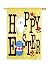 Hoppy Easter Garden Size Applique Flag