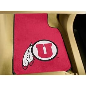 Utah Utes 2 PIECE CARPET CAR/TRUCK/AUTO FLOOR MATS