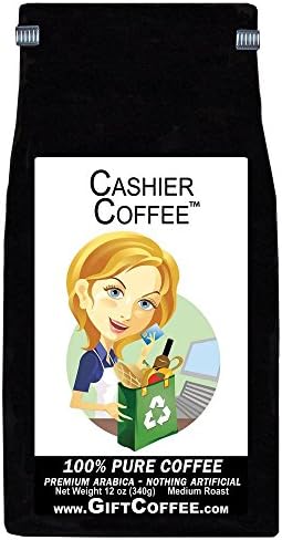 Cashier Gift Coffee, Gourmet Regular Grind Gift Coffee 12 Ounces
