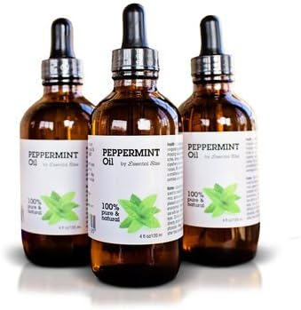 Peppermint Oil * LARGE 4 OZ BOTTLE * 100% Pure and Natural MONEY BACK IF NOT SATISFIED! Energizing Aromatherapy RELIEVES HEADACHES, ANXIETY, AND STRESS Helps with IBS and Indigestion REFRESHES BREATH Amazing Household Uses: Eliminates Odors REPELS Mice, Ants, and Spiders * NO RISK GUARANTEE SO BUY NOW WITH CONFIDENCE!