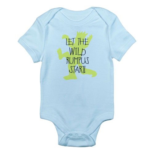 CafePress - Let the wild rumpus start Infant Bodysuit - Cute Infant Bodysuit Baby Romper