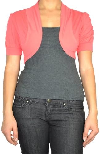 143Fashion Ladies Fashion Cardigan (Small, Coral)