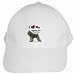 I Love My Bouvier des Flandres White Cap Hat