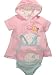 Baby : 2-Piece Fish Swim Outfit by Baby Essentials - Pink - 9 Mths