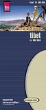  : Tibet 1 : 1 500 000: Kartenbild 2seitig, klassifiziertes Stra&szlig;ennetz, Ortsindex, GPS-tauglich, wasserfest impr&auml;gniert